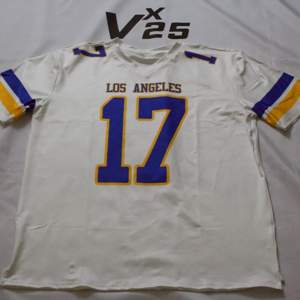 NEW Men's Los Angeles LA Rams Davante Adams White Home Jersey Size Large